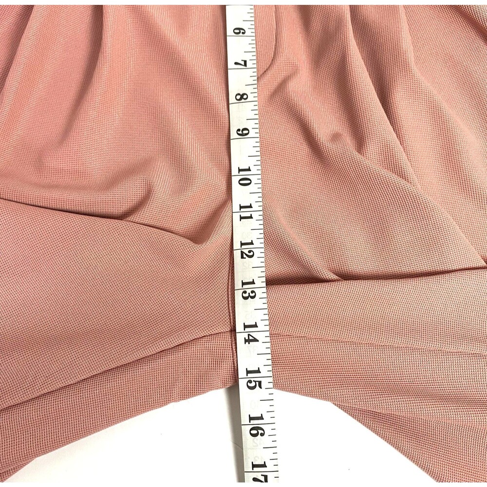 Halara Play It My Way Wide Leg Pants Womens Size Medium Pink Textured NWT - Picture 11 of 13